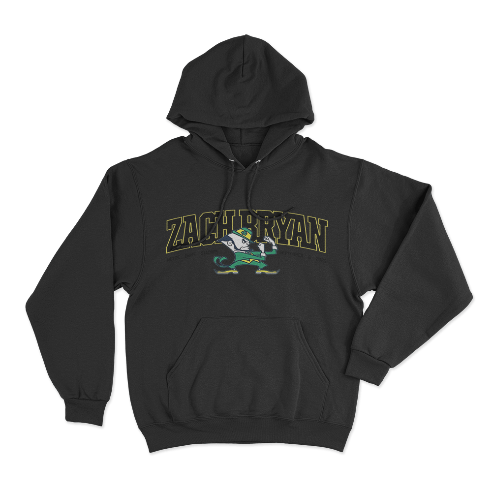 ZB Fighting Irish Hoodie Black ZB Fighting Irish Hoodie Black