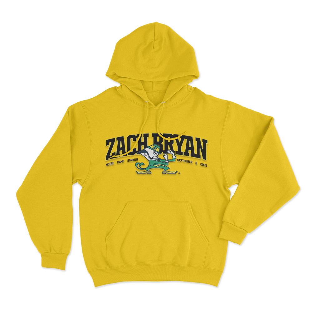 ZB Fighting Irish Hoodie Yellow ZB Fighting Irish Hoodie Yellow