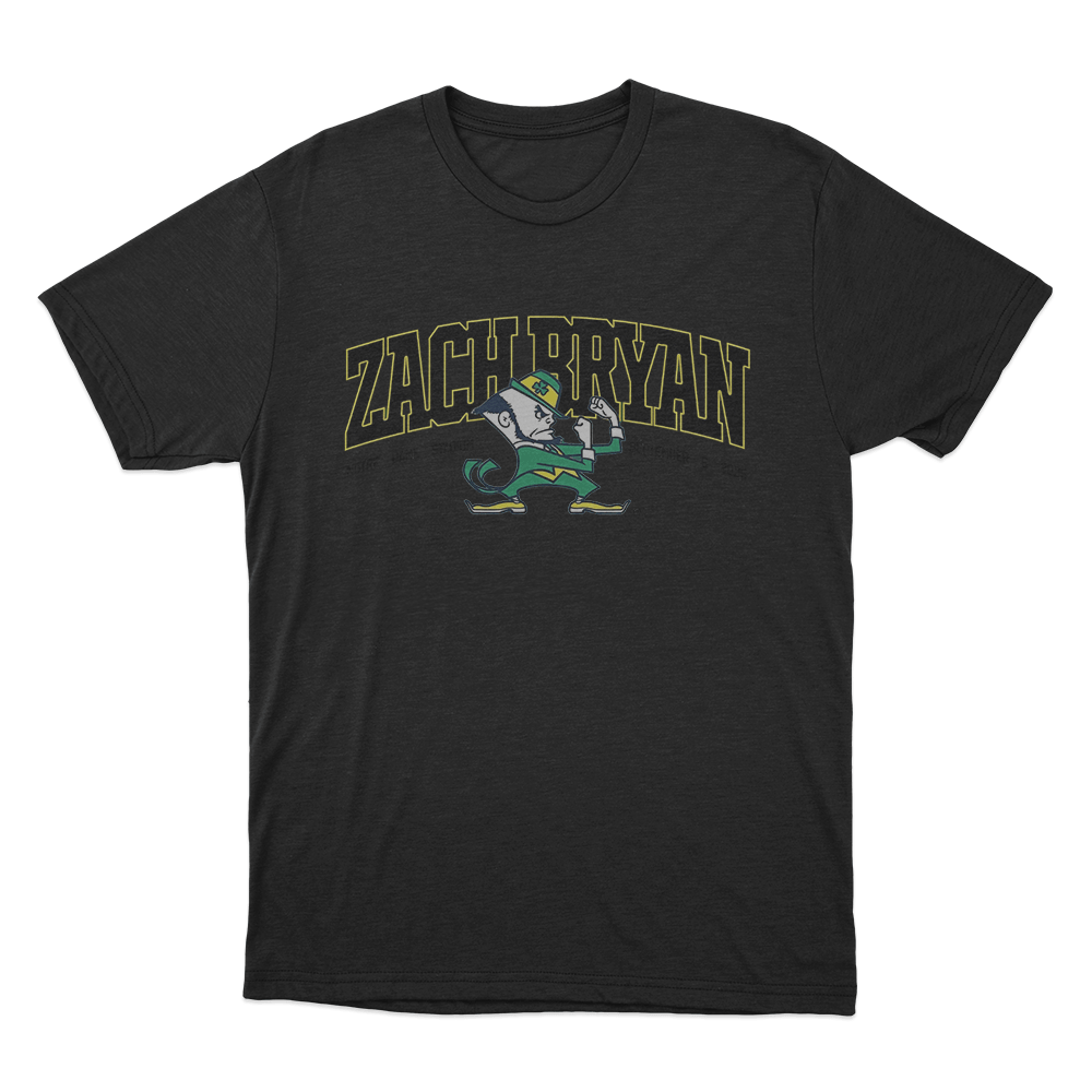 ZB Fighting Irish T Shirt Black ZB Fighting Irish T Shirt Black