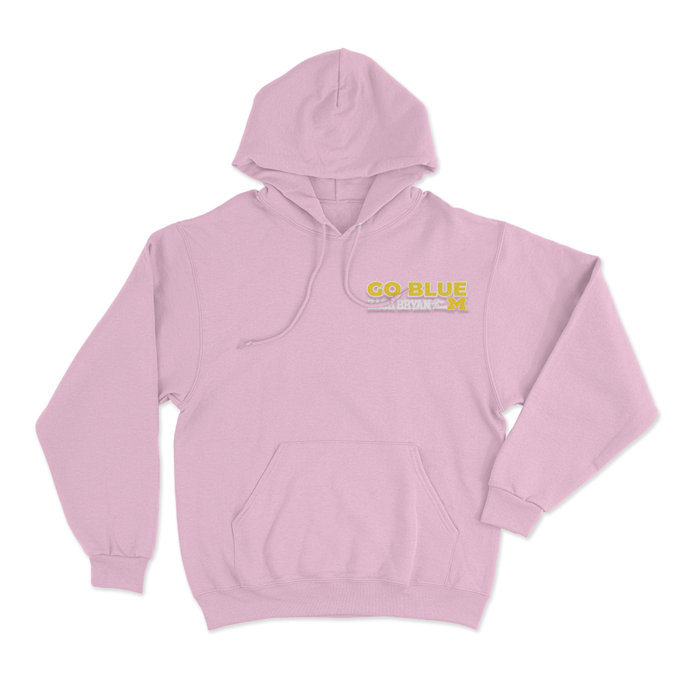 ZB Go Blue Hoodie Pink ZB Go Blue Hoodie Pink