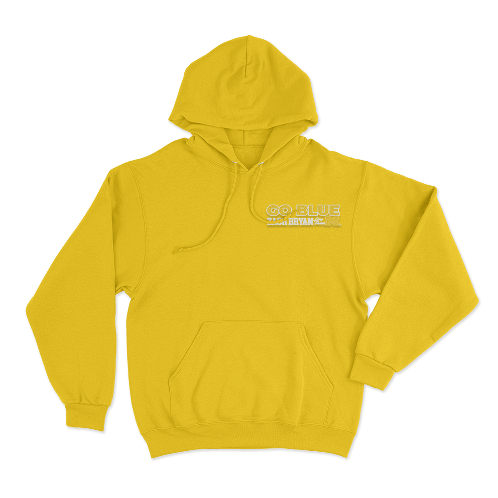 ZB Go Blue Hoodie Yellow ZB Go Blue Hoodie Yellow