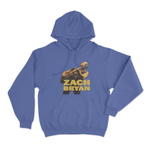 ZB Guitar Hoodie Blue