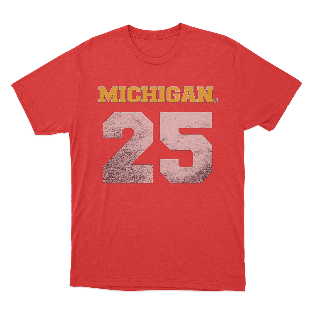 ZB Michigan T Shirt Red ZB Michigan T Shirt Red