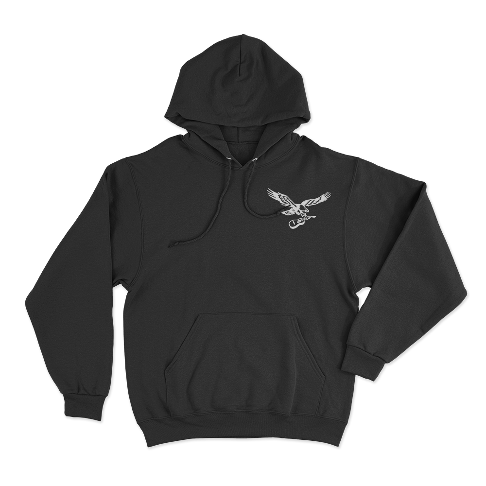 Zach Bryan x Eagles Hoodie Black Zach Bryan x Eagles Hoodie Black